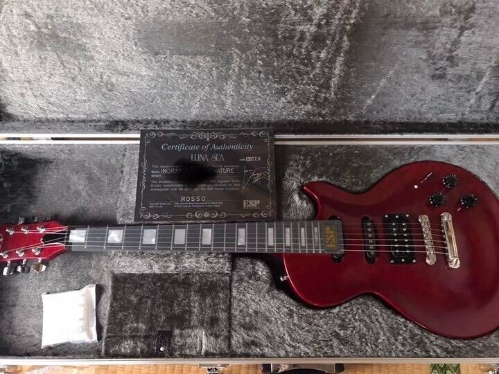 Electric Guitar ESP LUNA SEA INORAN Model ILP-lV Signature ROSSO & Hard Case