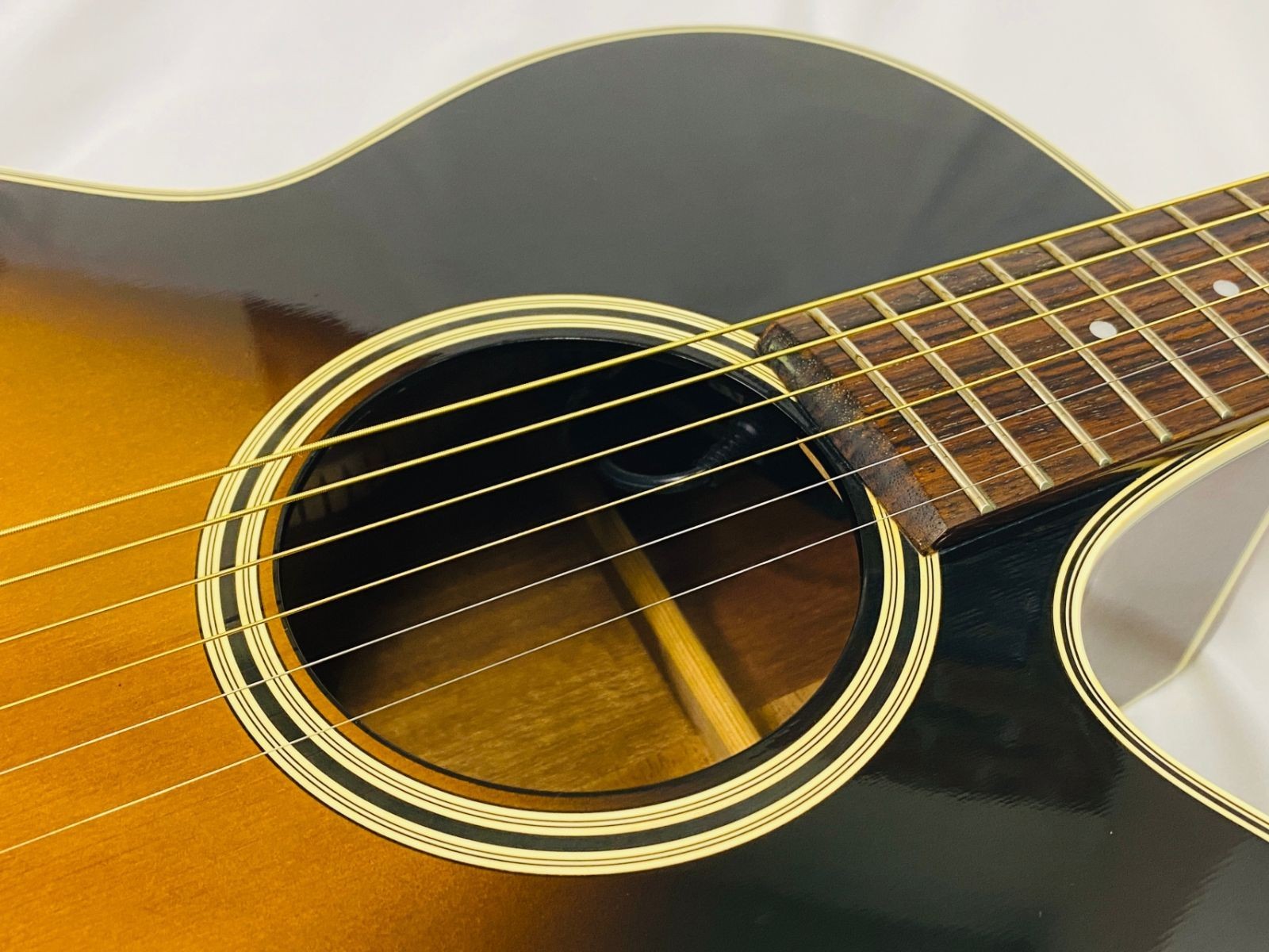 Takamine PT106 Acoustic Electric Guitar 2003 Brown Sunburst MIJ w/ Hard Case