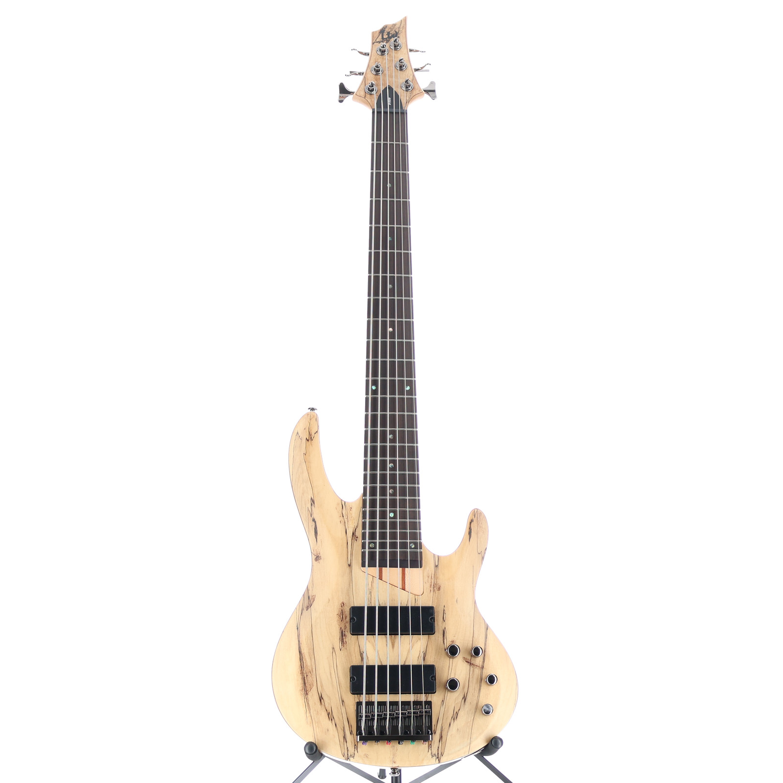 LTD B-206 SM 6 String Bass – Natural Spalted Maple Top Satin (Q12) (11909)