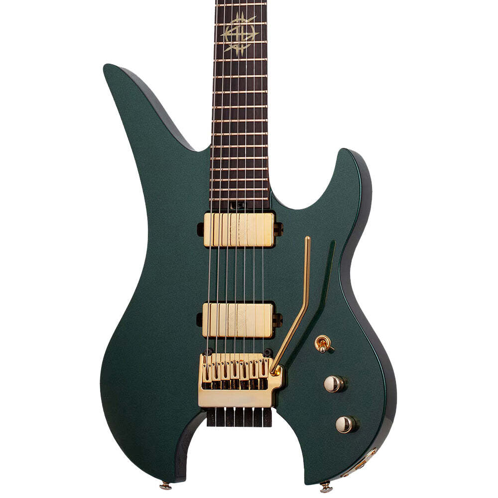 Schecter Synyster Gates Custom-7 TR Signature Headless – Oak Green Metallic