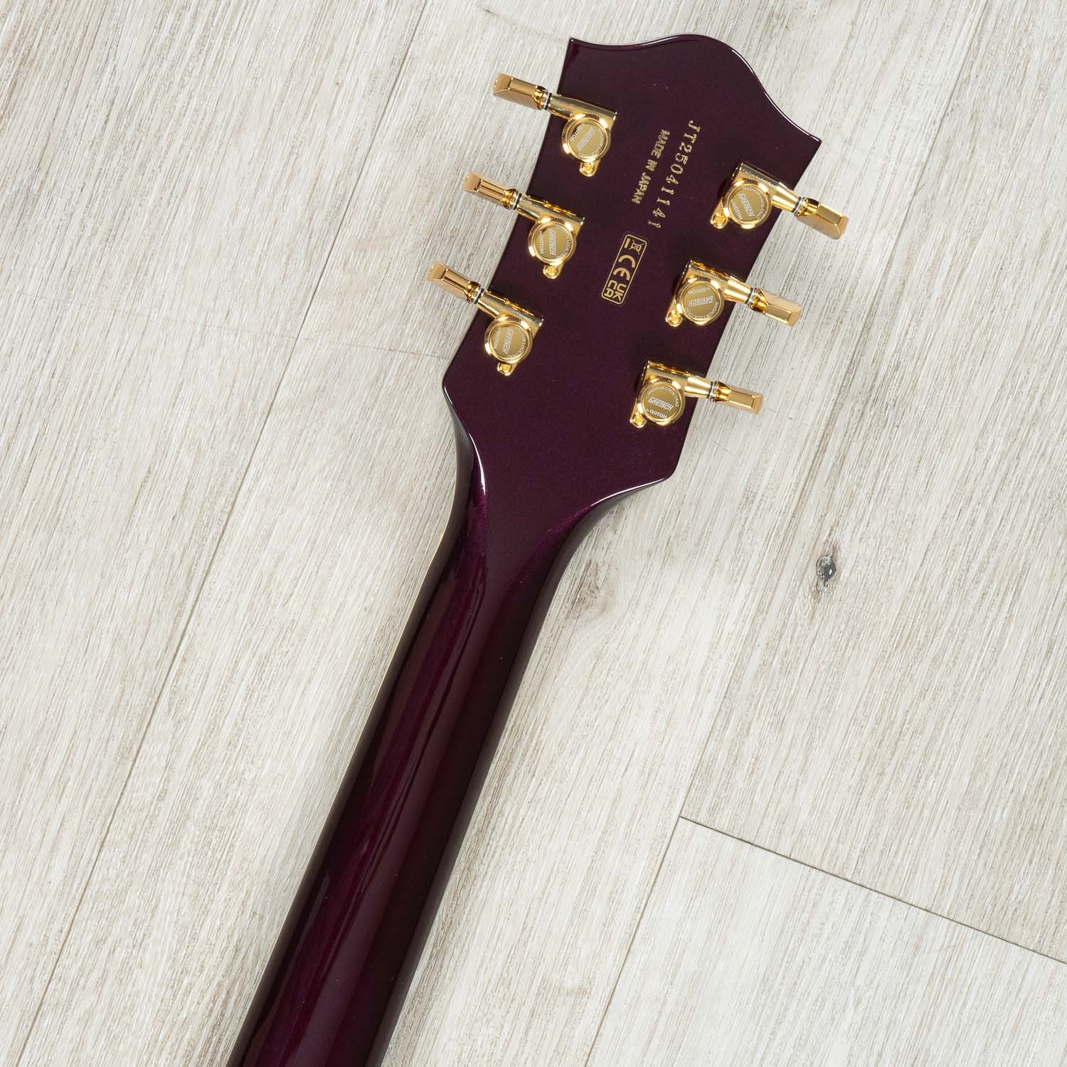 Gretsch Professional Broadkaster Jr. LX Center Block Guitar, Blackberry