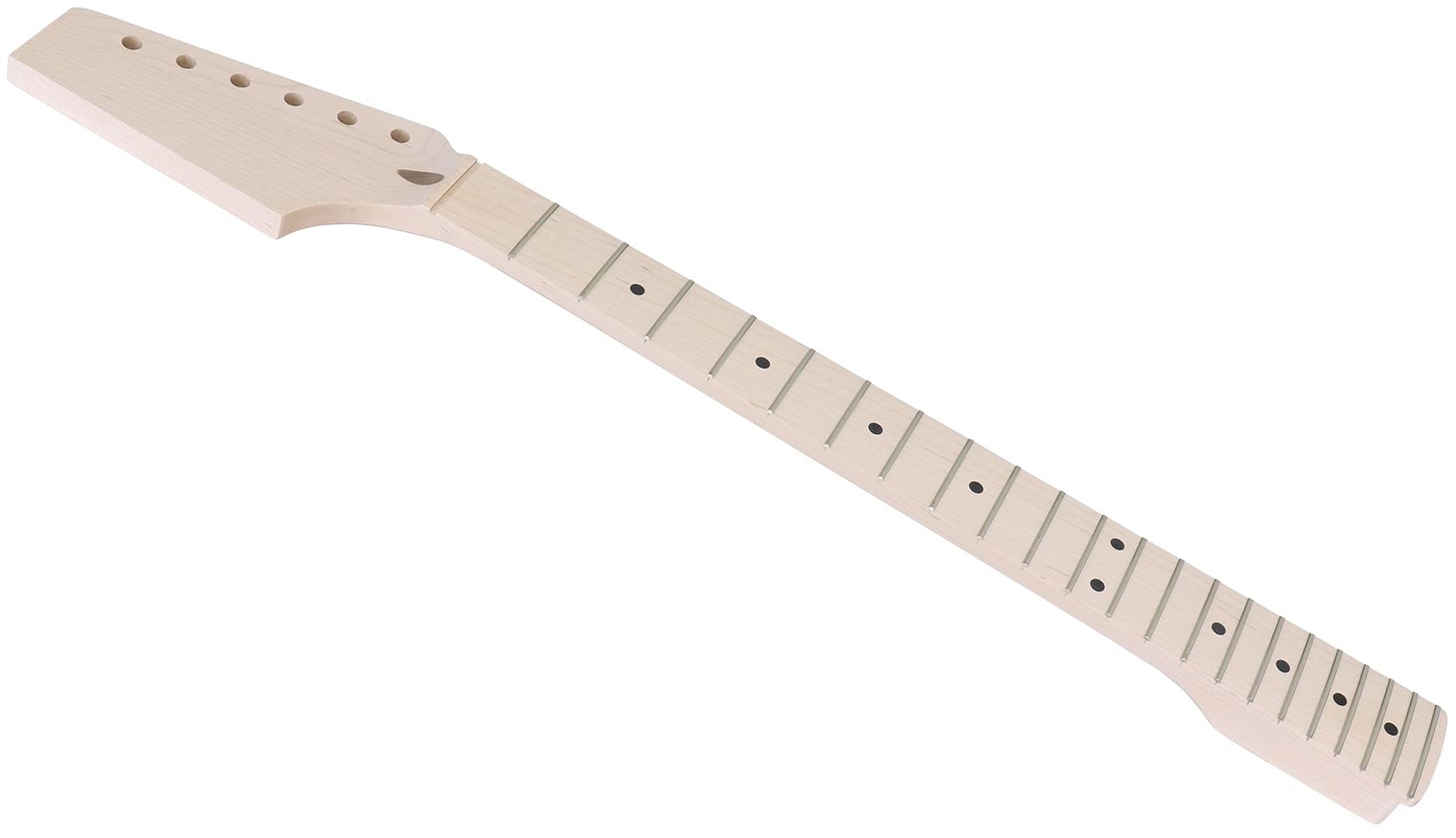 Scud Electric Guitar Neck Half Paddle Head Unprocessed ST Type Maple 1P