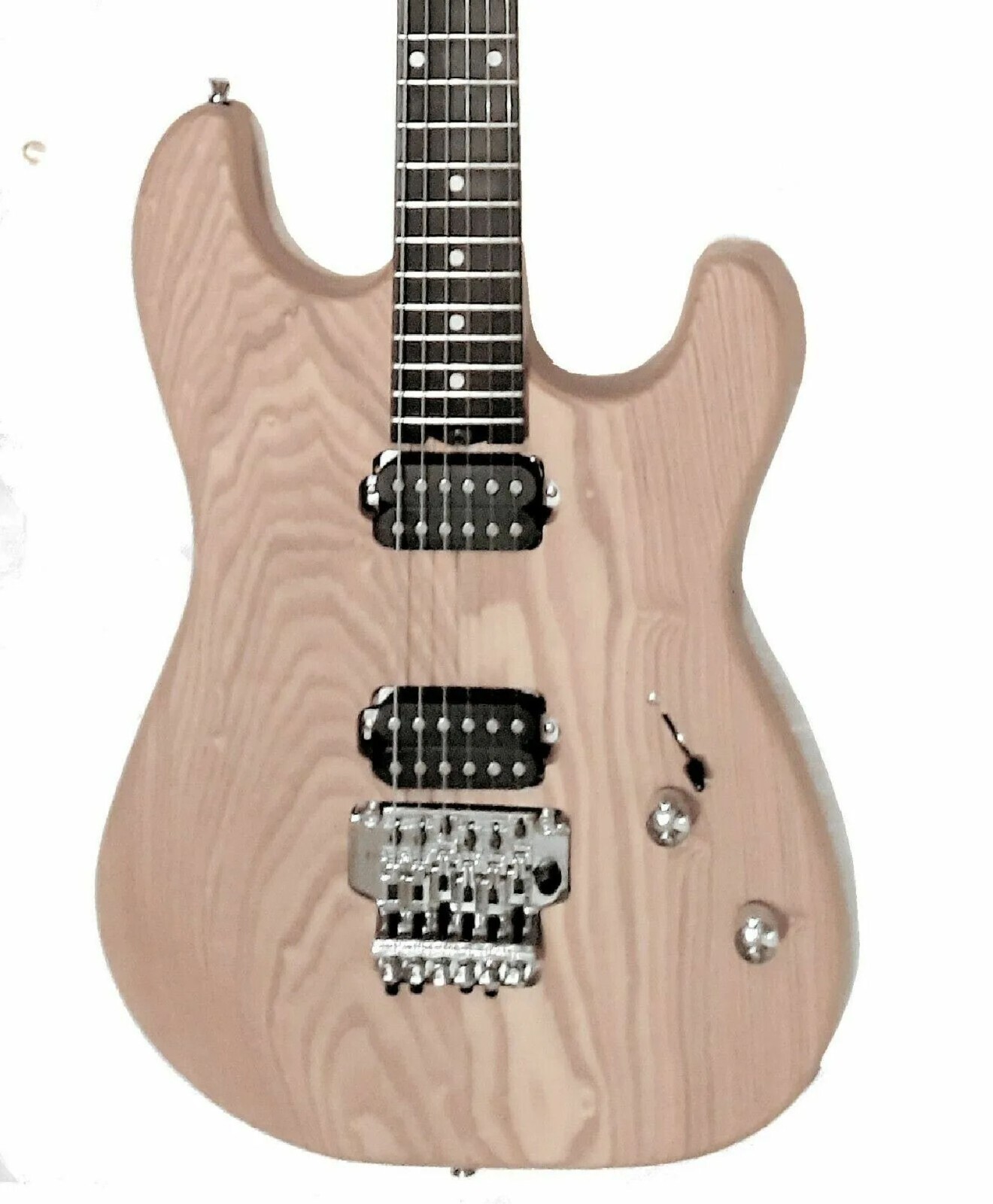 Fishbone Natural Super Player ST Full Size Guitar with Floyd
