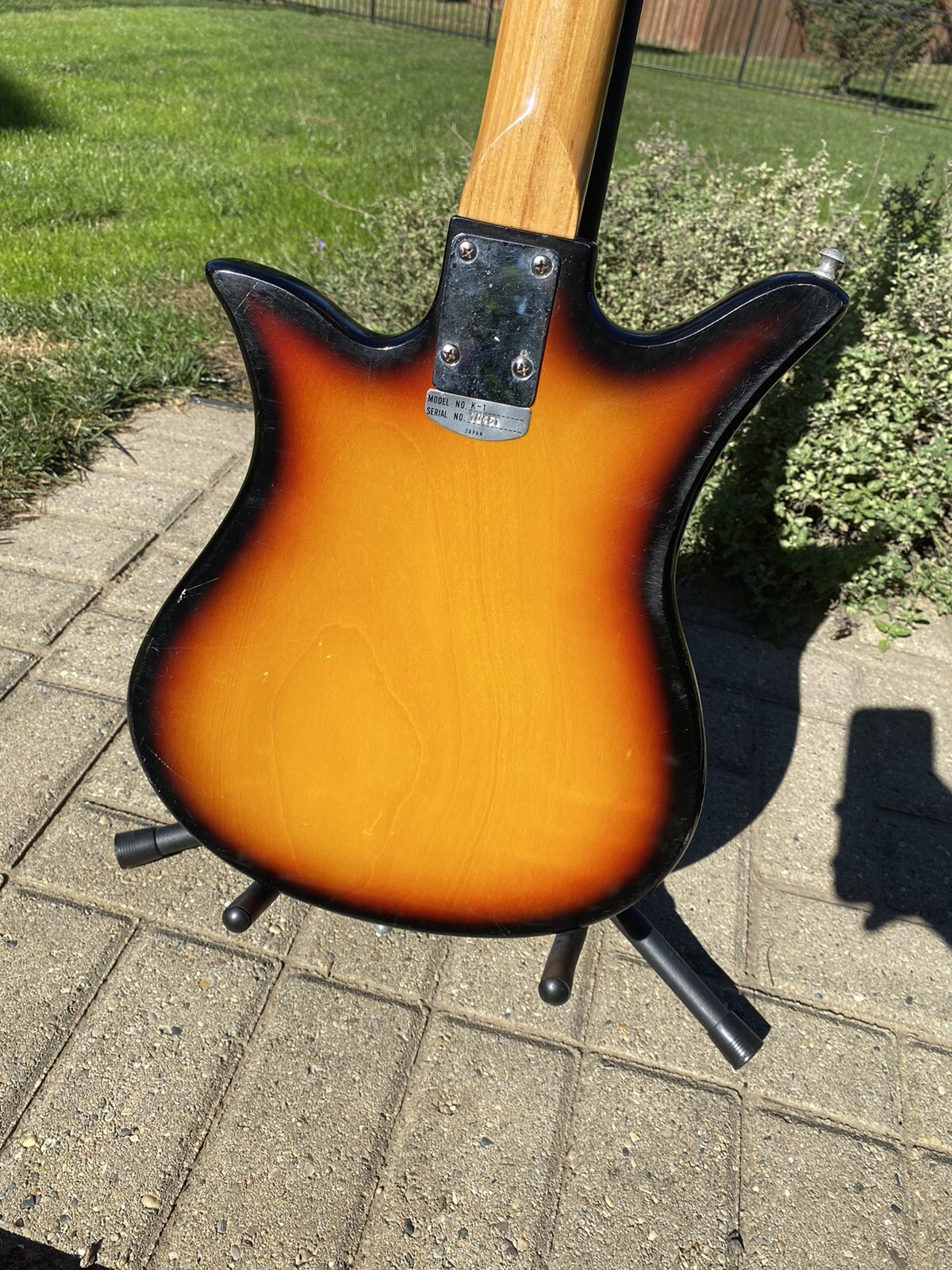 Vintage 1960s Teisco Del Ray ? Tulip K-1 Electric Guitar Japan FREE SHIPPING