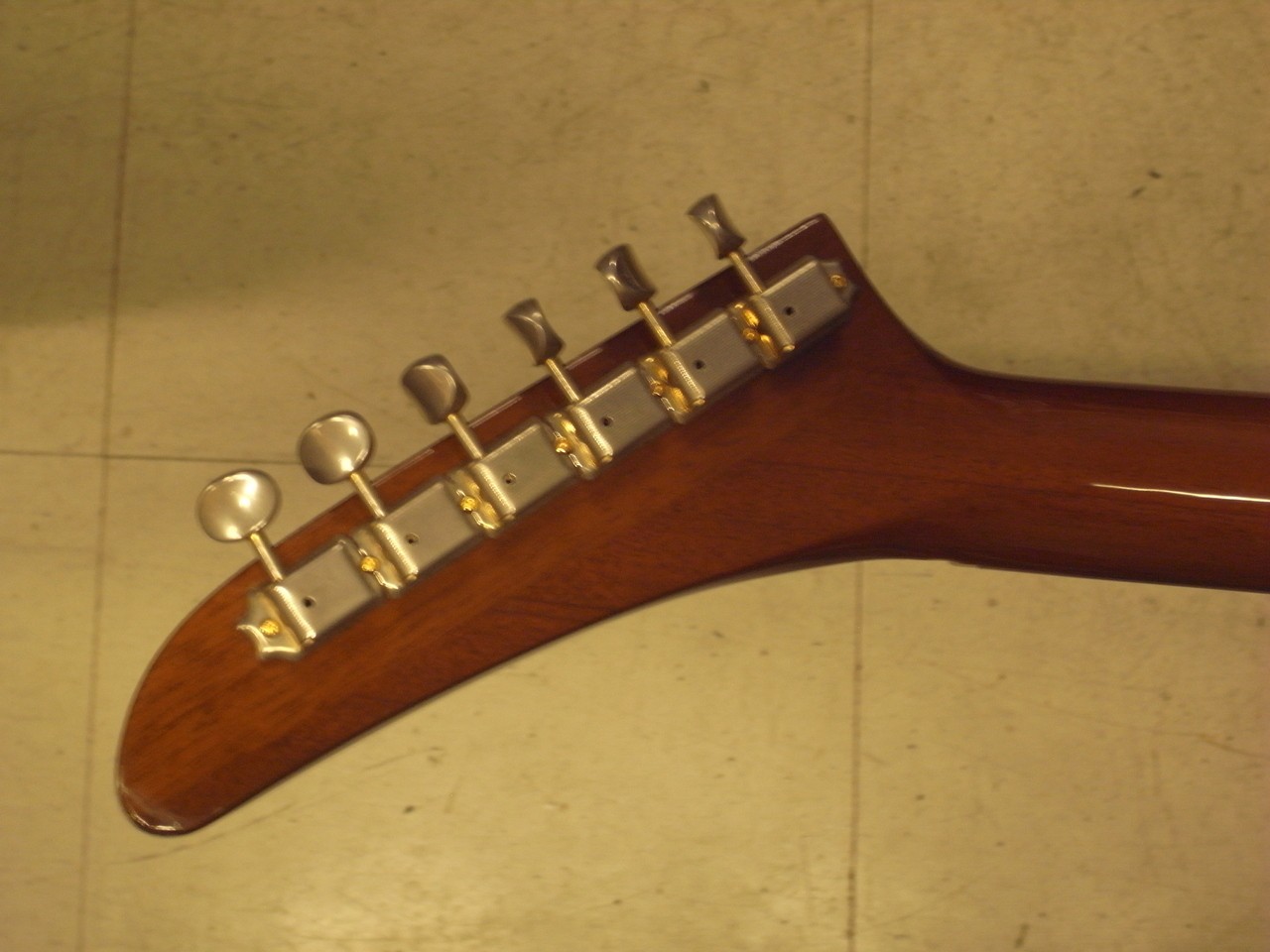 Burny REX-80 Natural Made in Japan 1980s EXP Type Electric Guitar Used Product