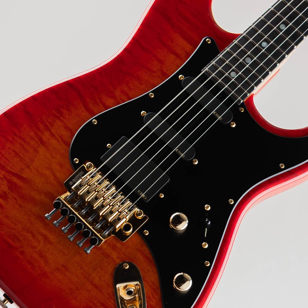 Suhr Custom Classic S Fireburst W/ 1Pc Quilt Maple Body/3A Roasted Birdseye Safe