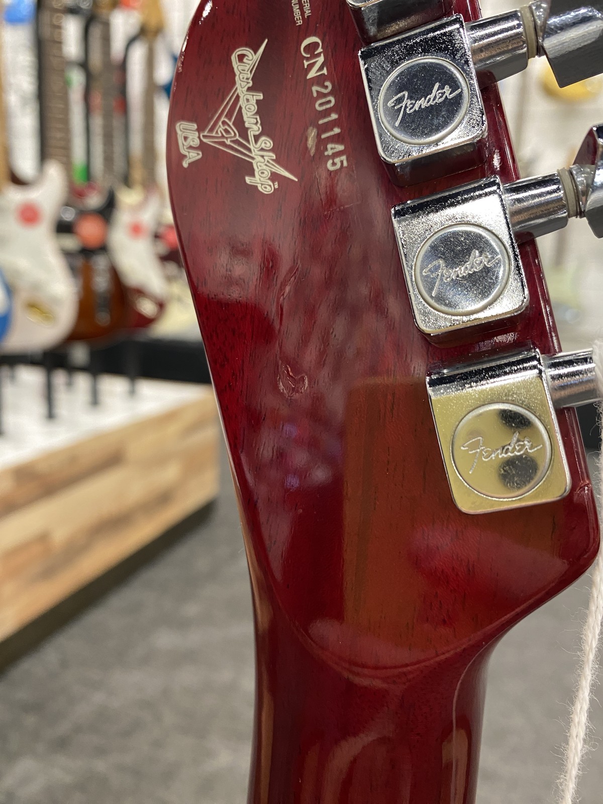Very Good Fender Custom Shop Tele JR Electric Guitar, Rosewood Fingerboard, Cher
