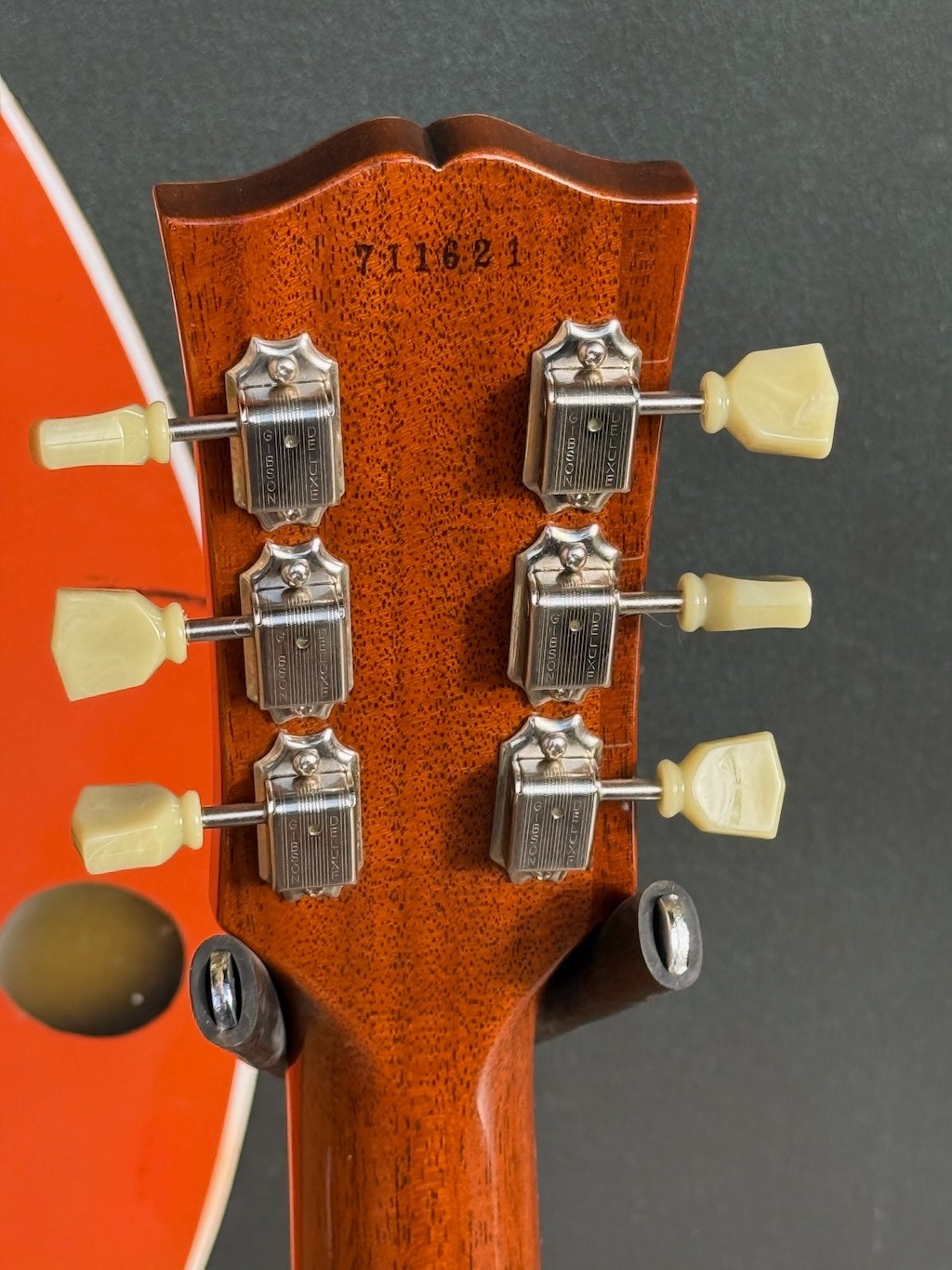2012 Gibson Les Paul Std. LPR-7 ’57 Reissue Custom Shop “Cardinal Red” Maple Top