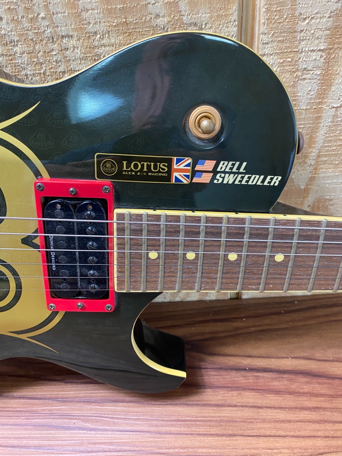 Schecter & Lotus Formula 1 Solo 6 Lotus AJR Custom Guitar 2012 Limited Edition