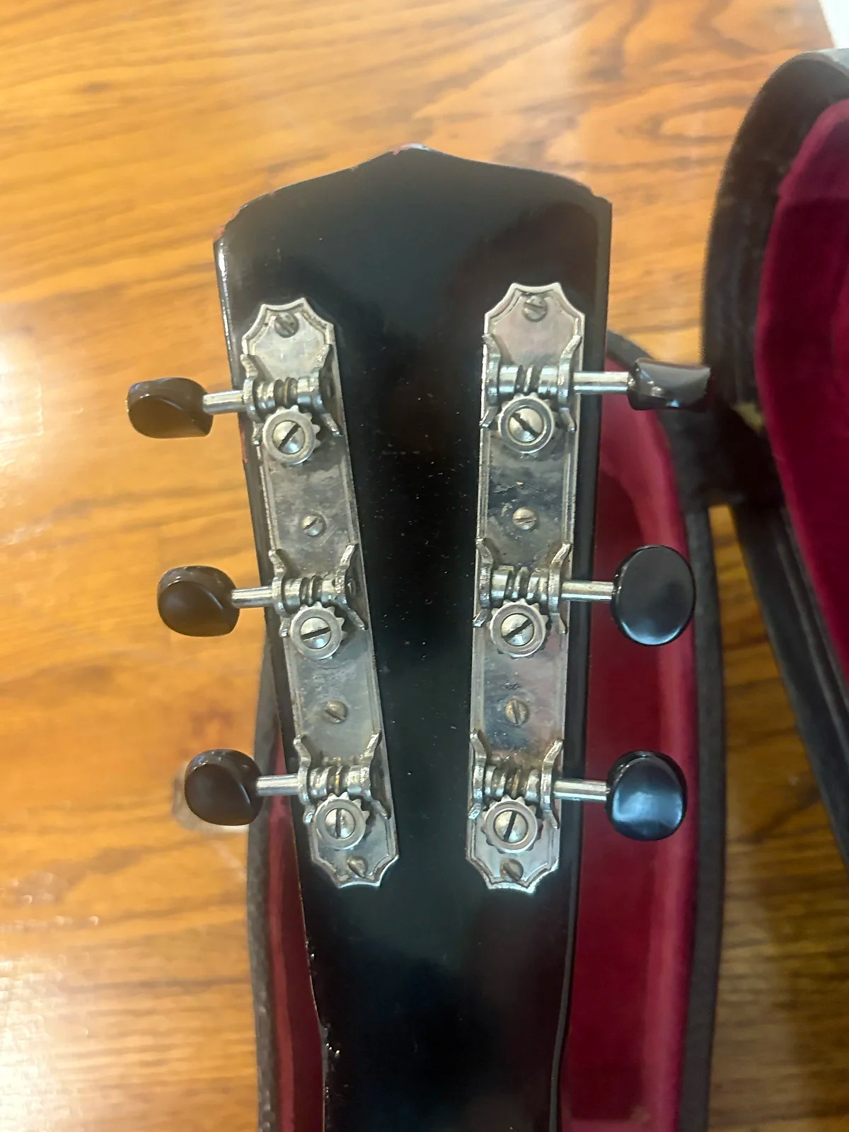 1930s National Silvo Electric Hawaiian Guitar – Lap Steel Art Deco Hollow Metal