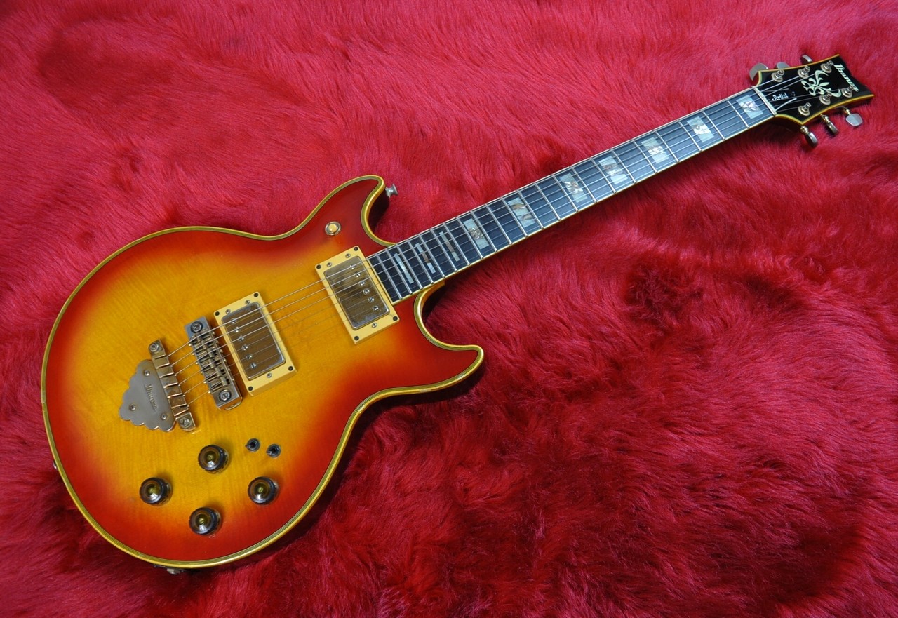 Ibanez AR-300 Artist 1981 Cherry Sunburst Flame Top Mahogany Body 3P Maple Neck