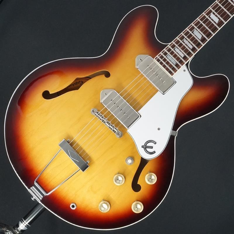Epiphone 1965 Casino Vintage Sunburst With soft Case USED w/tracking