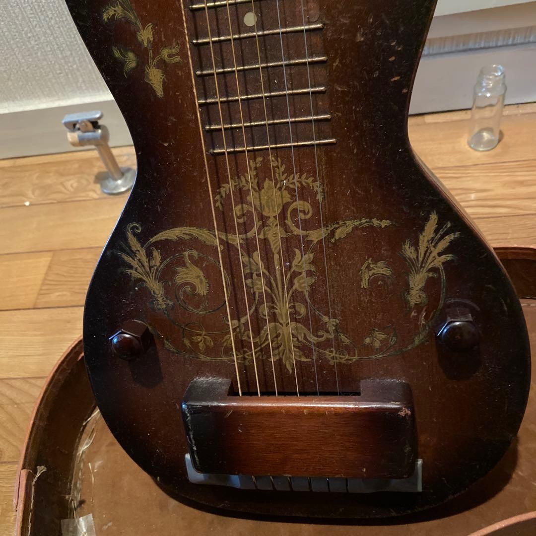 Electric Guitar Lap Steel Oahu Vintage 1930s Sunburst 6-String USAl