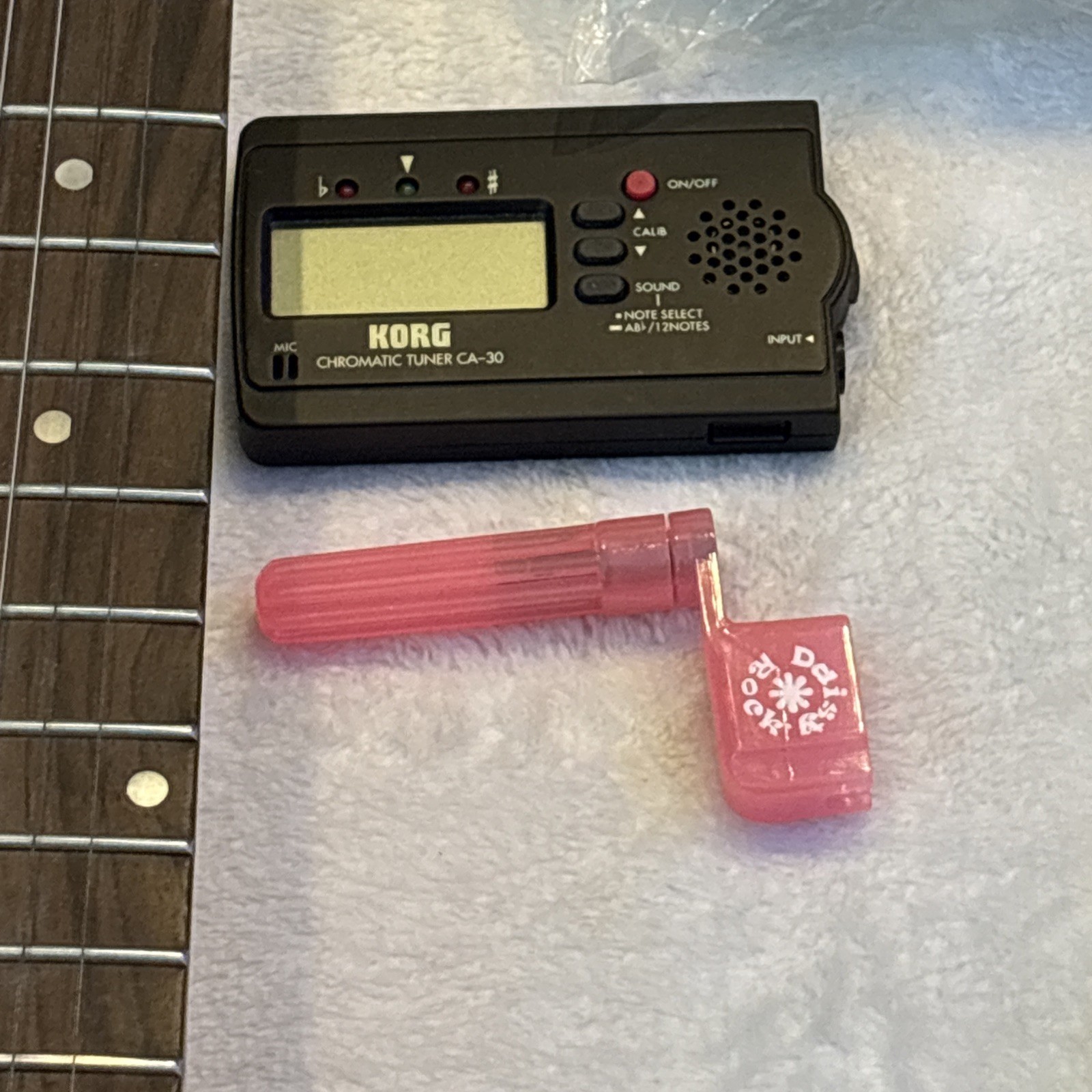 Daisy Rock Red Glitter Electric Candy Rock Guitar RARE Debutante Case Read Descr