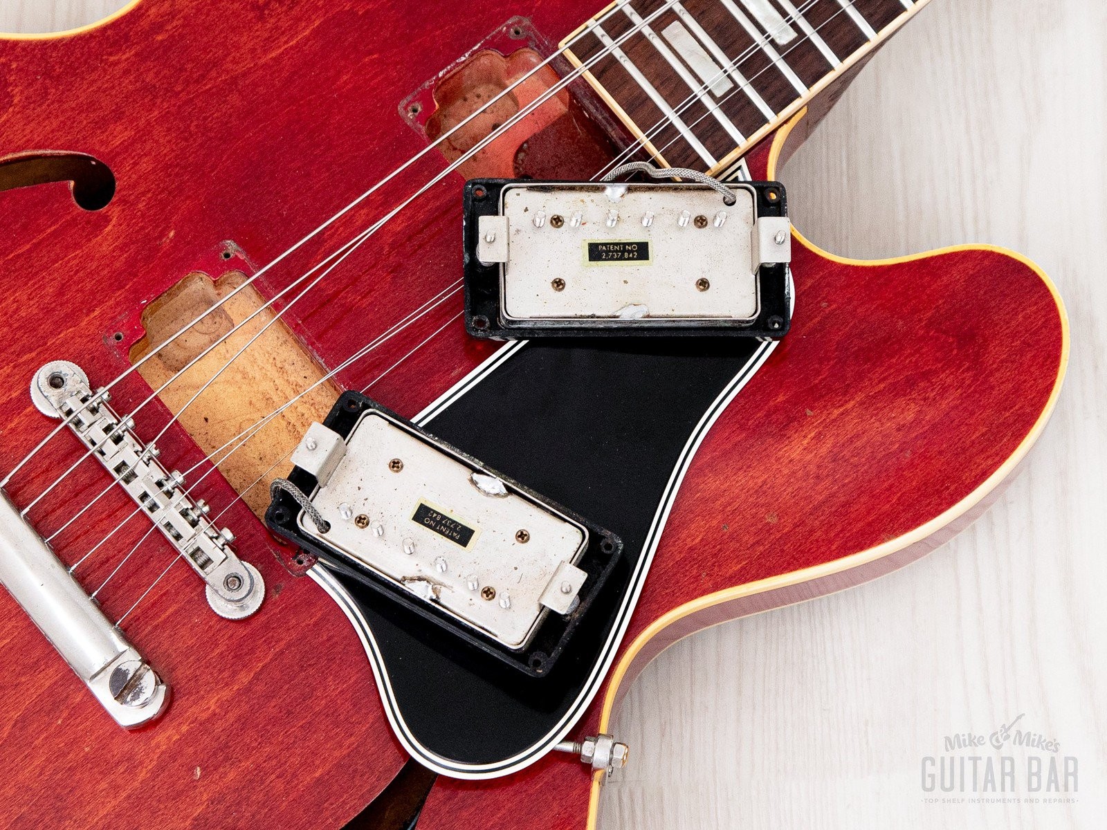 1962 Gibson ES-335 TDC Vintage Semi-Hollowbody Electric Guitar Cherry w/ Case