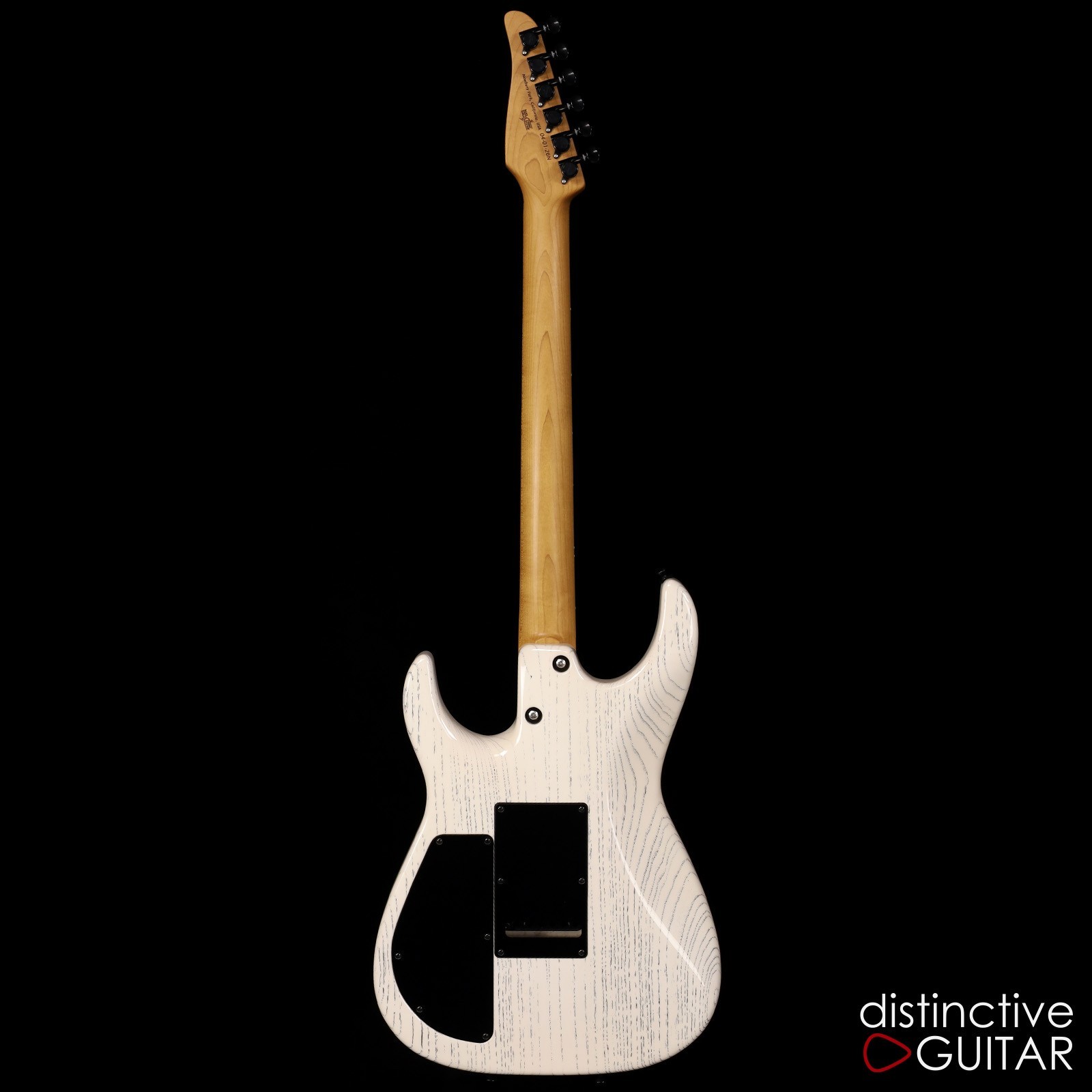 NEW TOM ANDERSON GUITARWORKS ANGEL PLAYER – WHITE W/ BLACK DOG HAIR – 24 FRETS