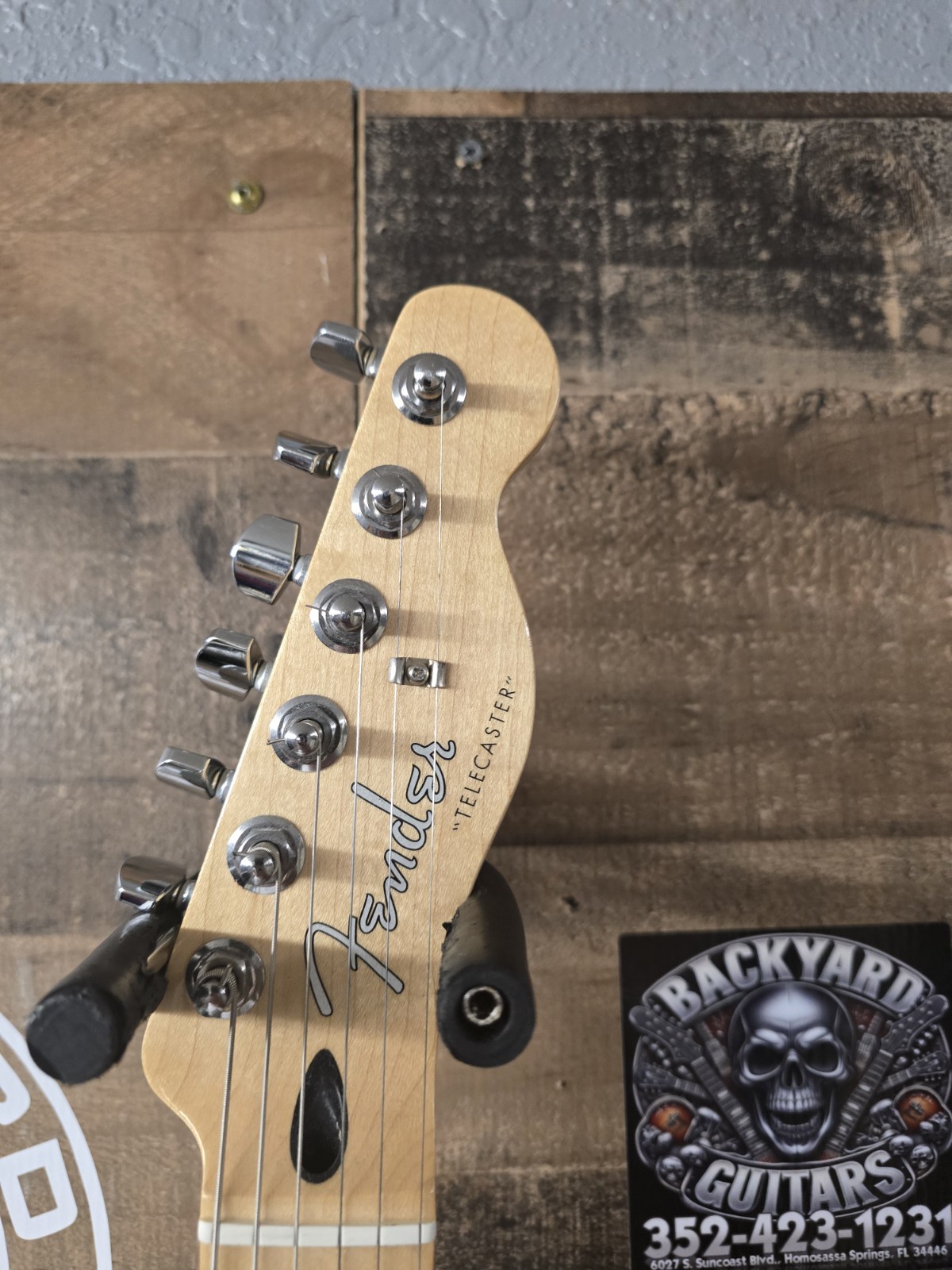 2017 Fender Telecaster With Walk Of Life Bridge Pickup.