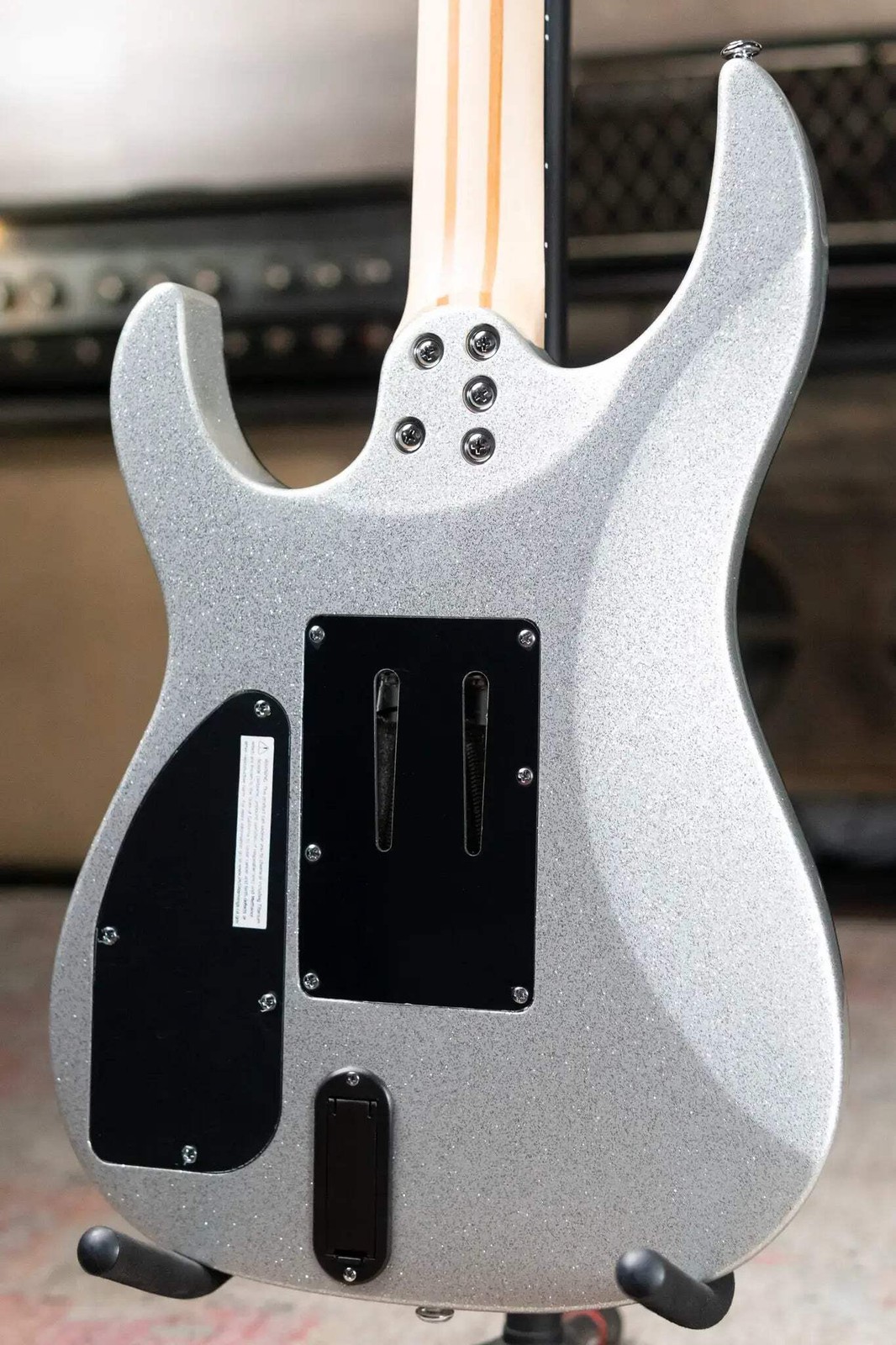 Legator YO6 Electric Guitar – Silver Sparkle with Gig Bag