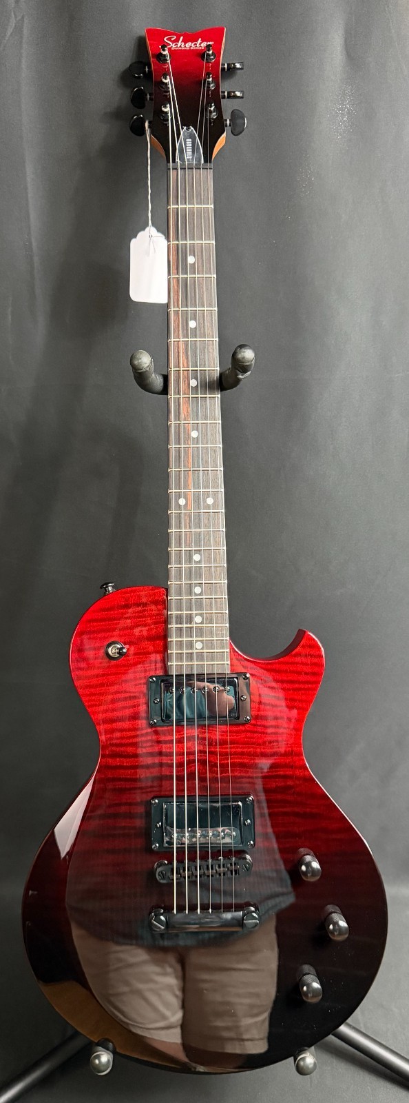 Schecter Solo-II Standard Electric Guitar Flamed Blood Burst Finish