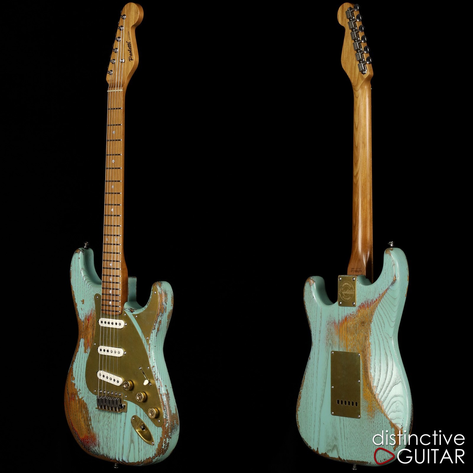 NEW PAOLETTI STRATOSPHERIC LOFT SURF GREEN RECLAIMED CHESTNUT MADE IN ITALY