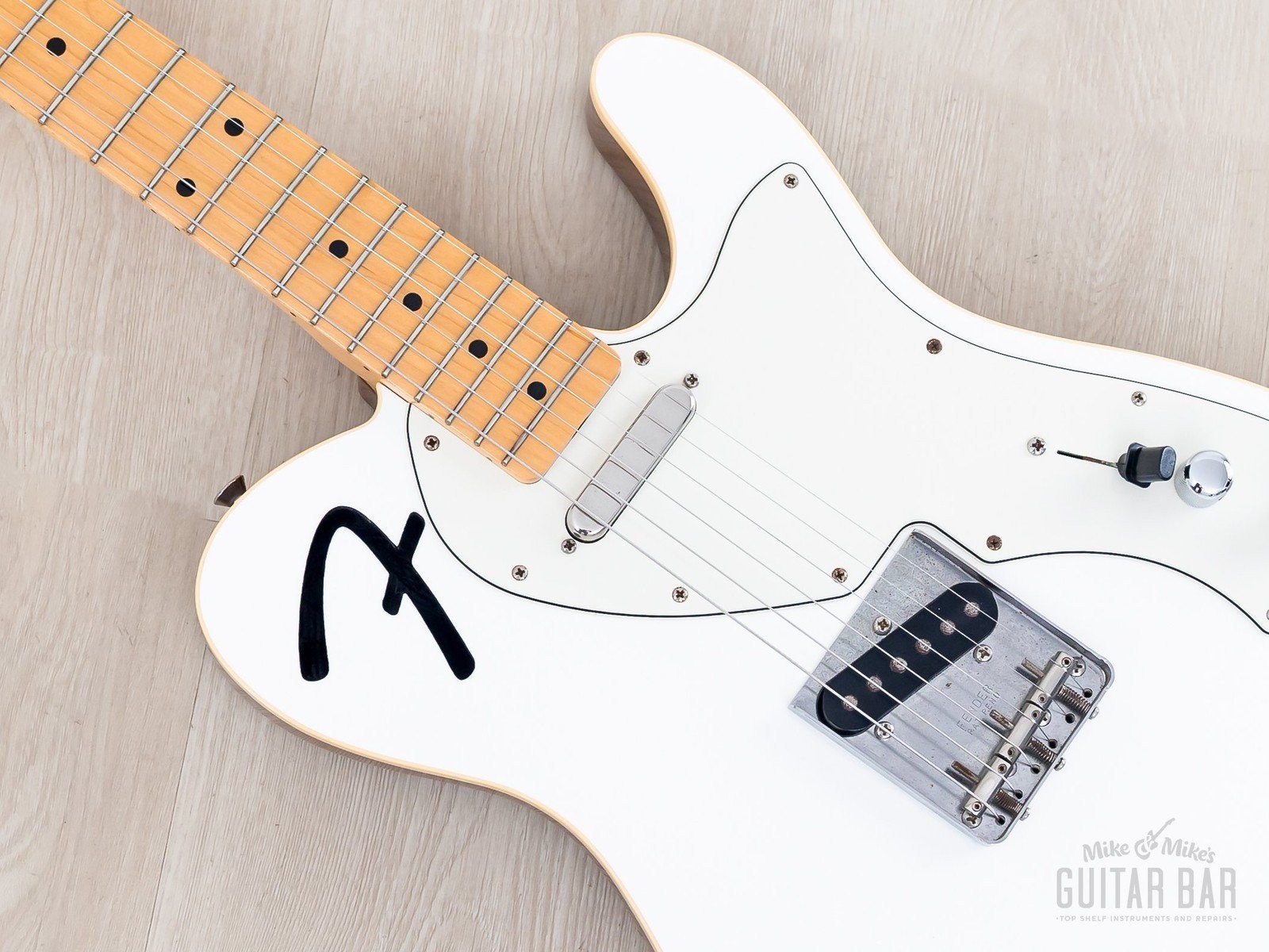 2021 Fender Limited F-Hole Telecaster Thinline Arctic Pearl, Japan MIJ