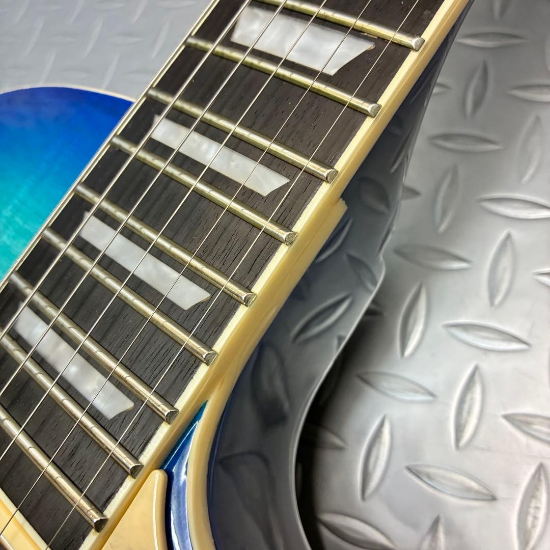 Goku Blitz Les Paul Blp-450 See-Through Blue Maintained