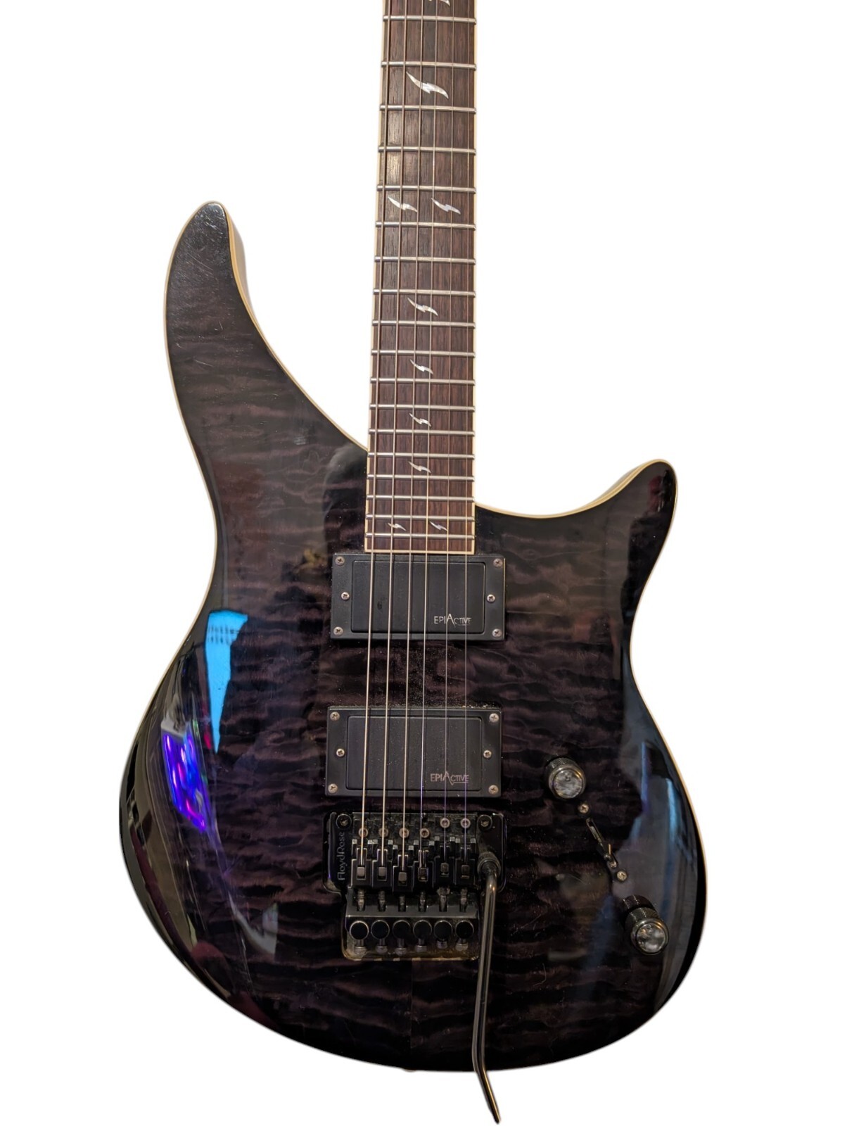 Epiphone Prophecy EM-2 Custom Electric Guitar Metal Rock -Black Cherry-Prototype