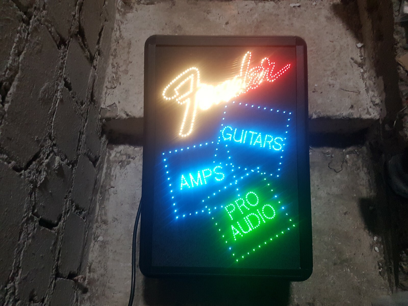FENDER STRATOCASTER DEALER PROMO LIGHT SHOW – LAS VEGAS STYLE