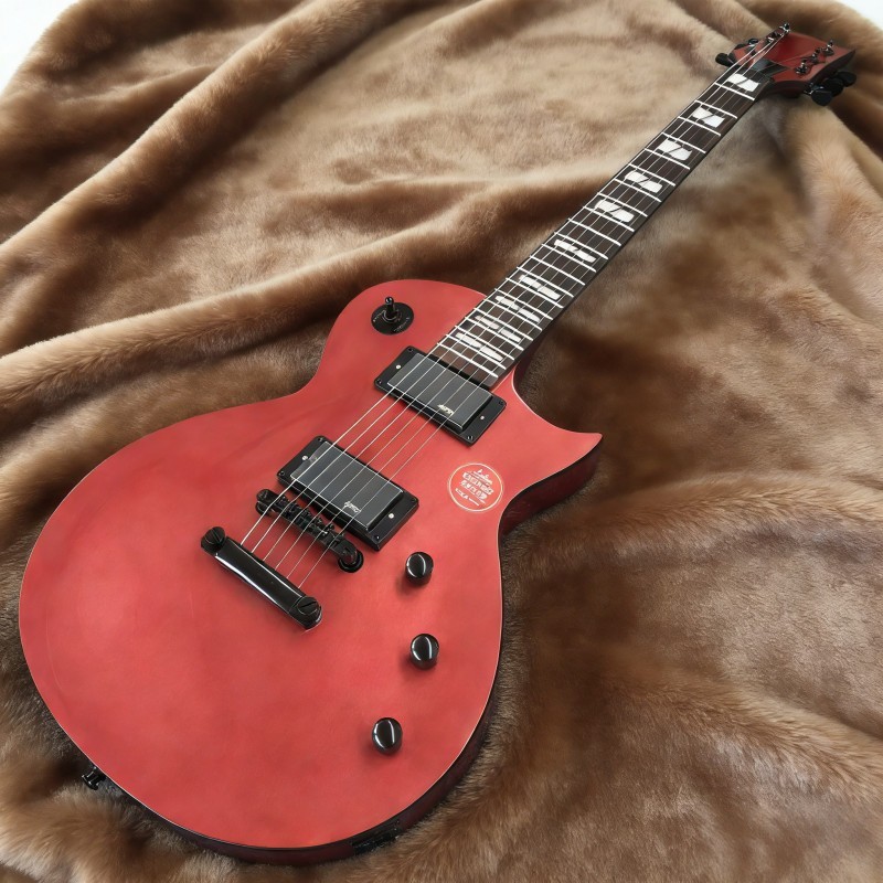 Candy Apple Red electric guitar active pickups EC-256 rosewood fretboard