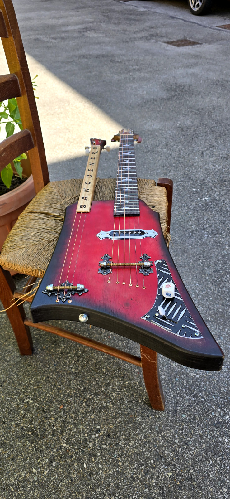 Robert Matteacci Sanguenero Double Neck Electric Guitar