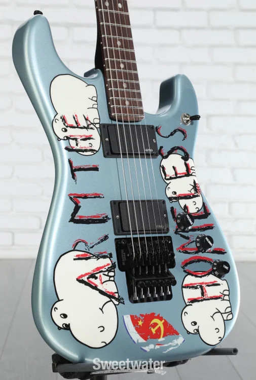 Fender Tom Morello’s “Arm The Homeless” Electric Guitar – Blue Ice Metallic
