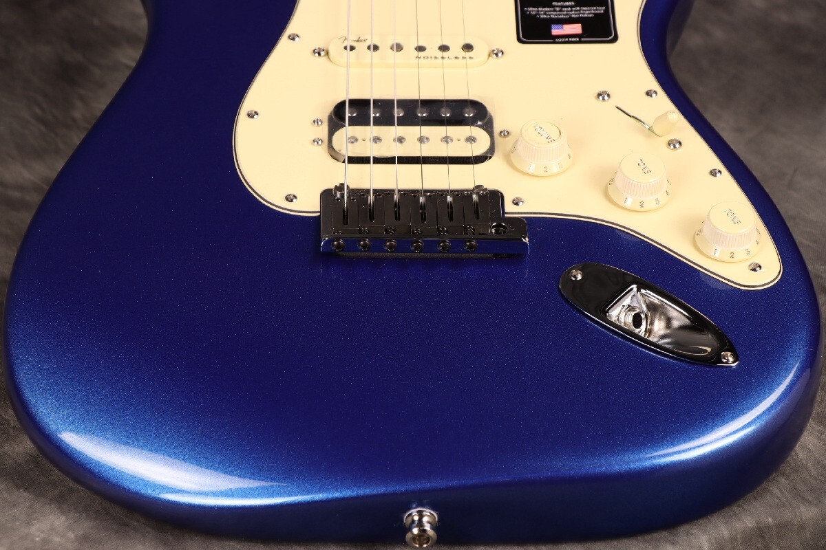 Fender American Ultra Stratocaster HSS Rosewood FB Cobra Blue from JAPAN