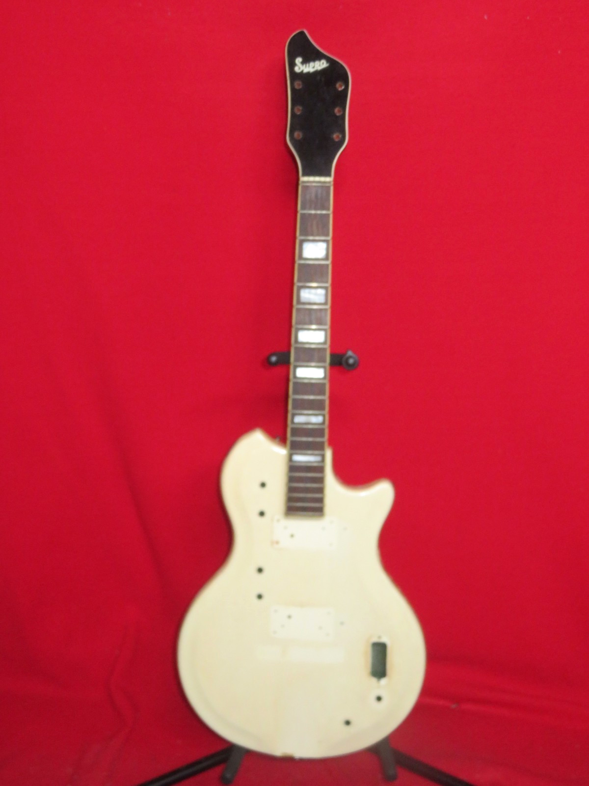 Supro 1963 White Dual Tone Res O Glas Body & Neck Valco