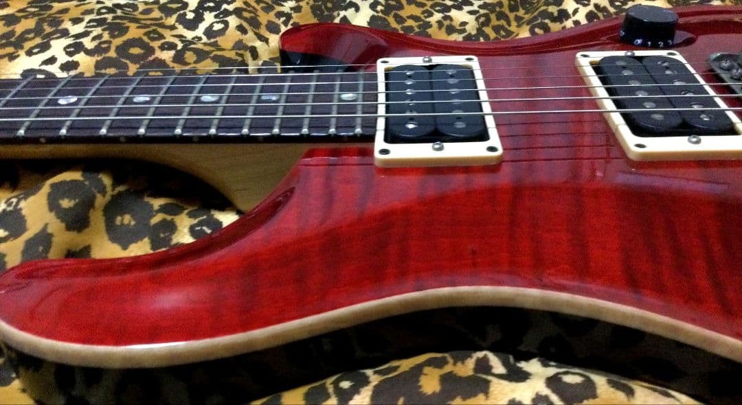 Electric Guitar Paul Reed Smith CE24 2006 Black Cherry Maple Top w/ Accessories