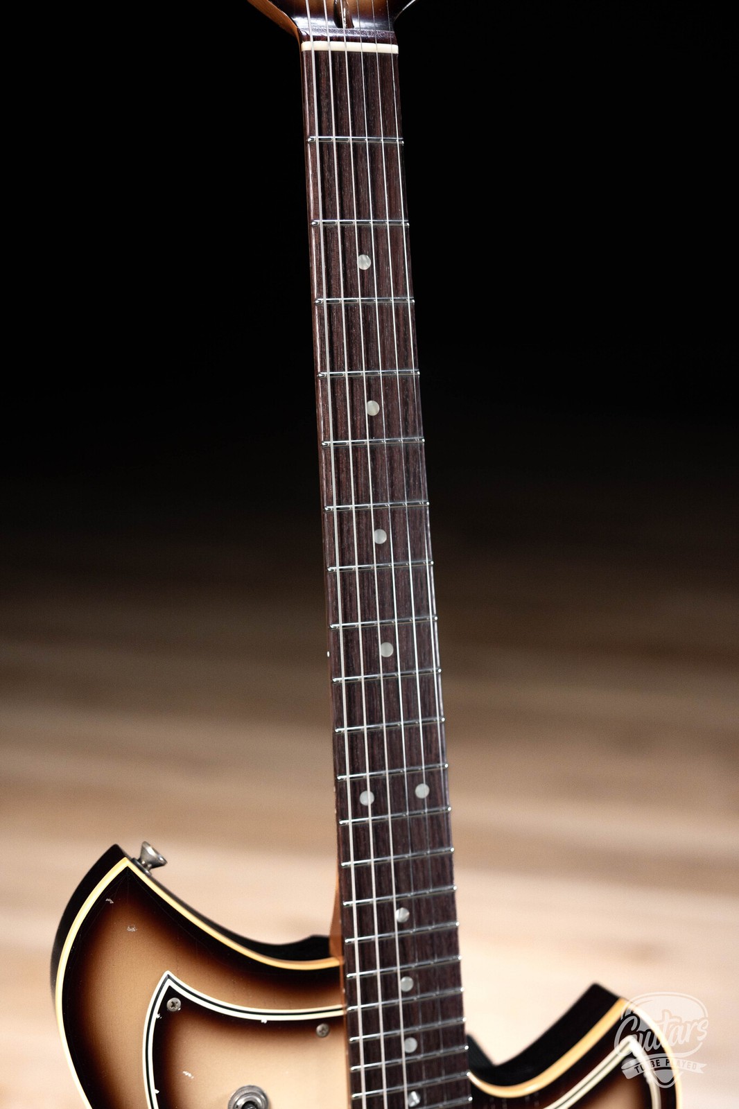 Novo Custom Miris J Semi-Hollow w/ Fralin P-90s – Toasted Marshmallow
