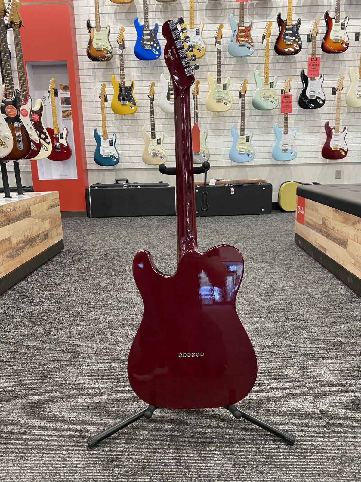 Very Good Fender Custom Shop Tele JR Electric Guitar, Rosewood Fingerboard, Cher