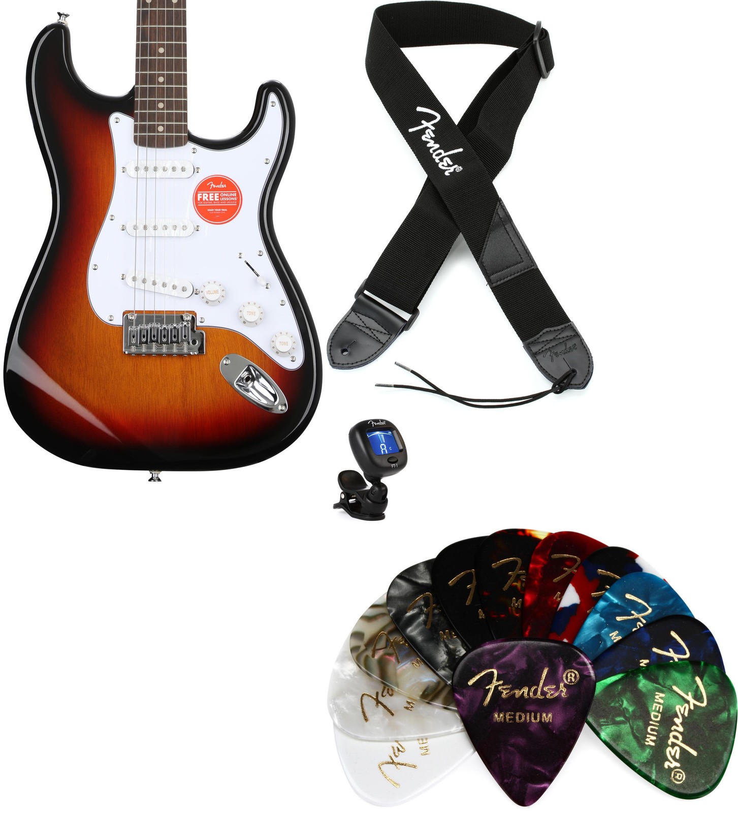 Squier 0378000500 + Fender 0239978005 + Fender 0990662080 + Fender 09803003