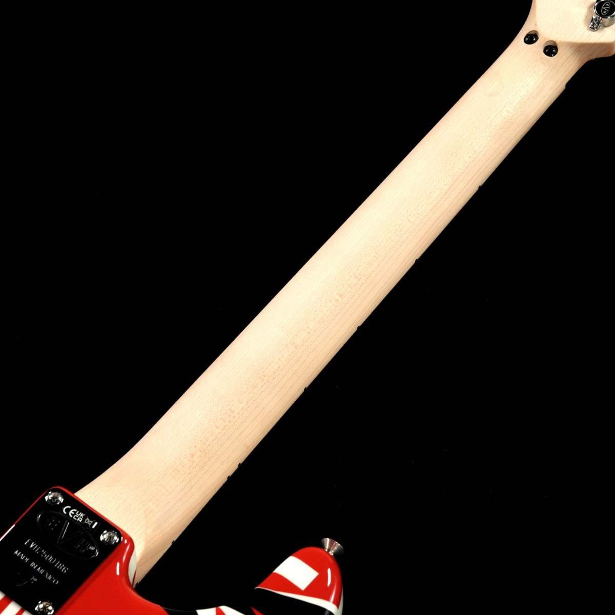 EVH Striped Series Red with Black Stripes