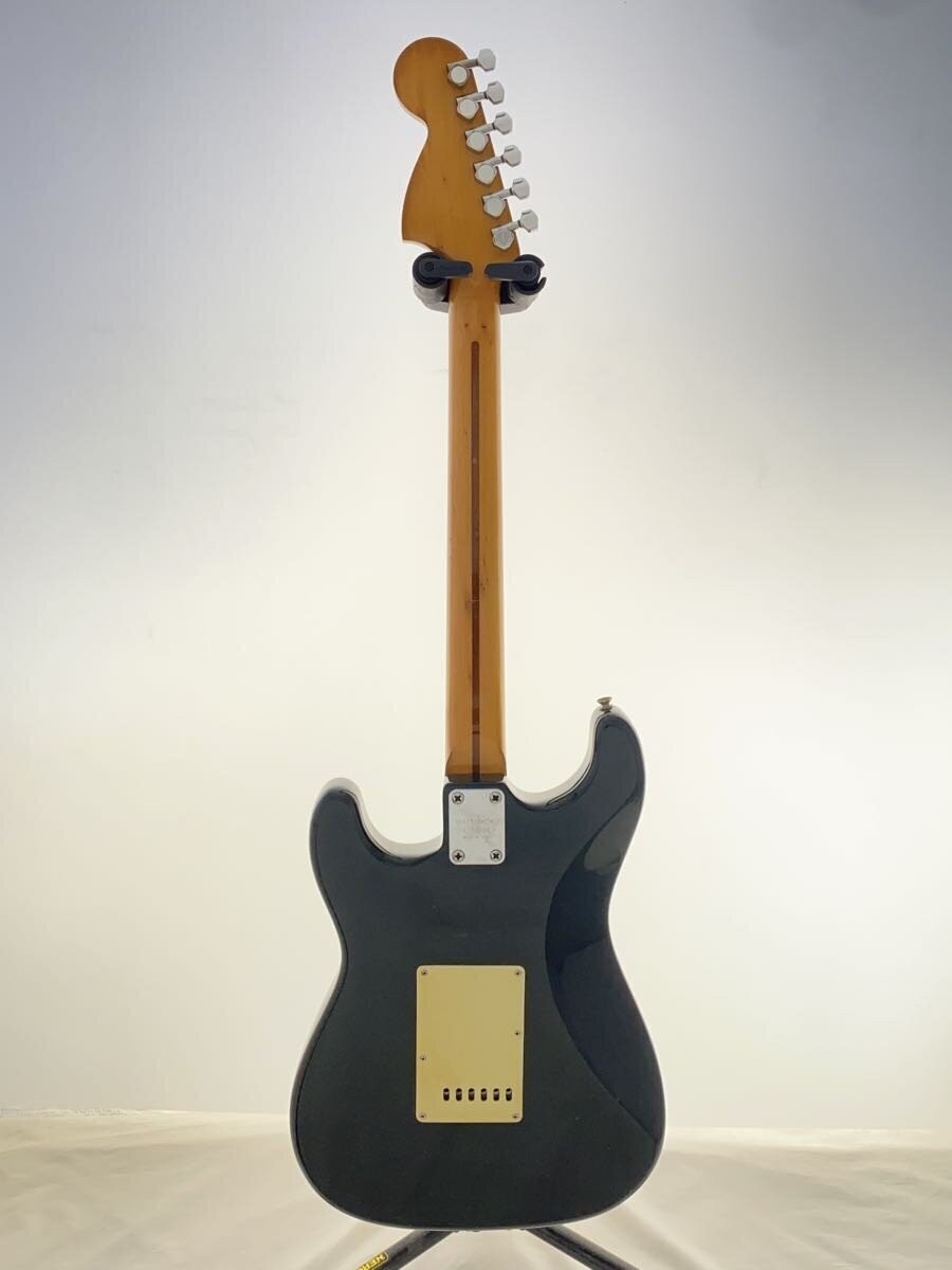 Greco SE600B 1975 BLK Electric Guitar, Stratocaster Type, Black, SSS Syn #QY8LA6