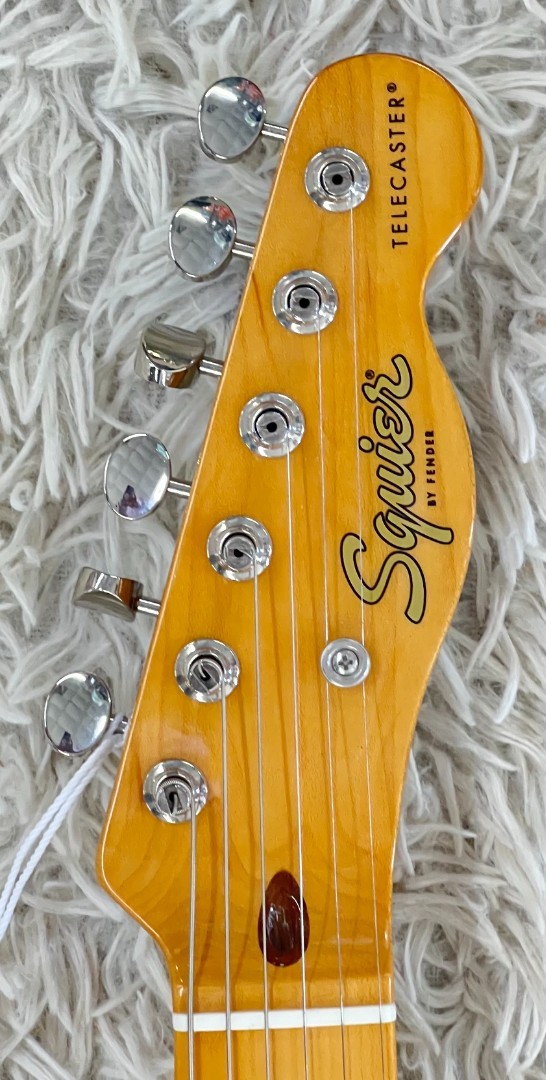 Squier by Fender Classic Vibe 50s Telecaster with Maple Fretboard, White Blonde