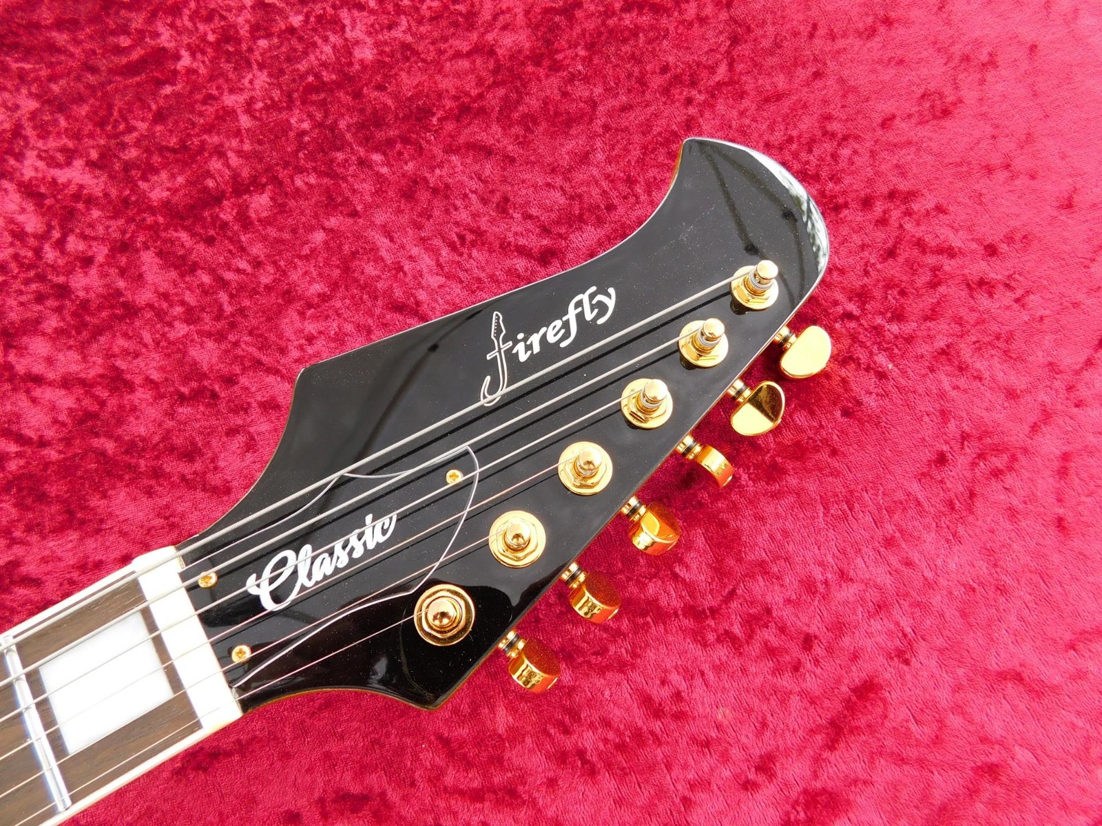 Firefly Firebird Set Neck Electric Guitar,Paper in Oil Capacitors, Very Cool