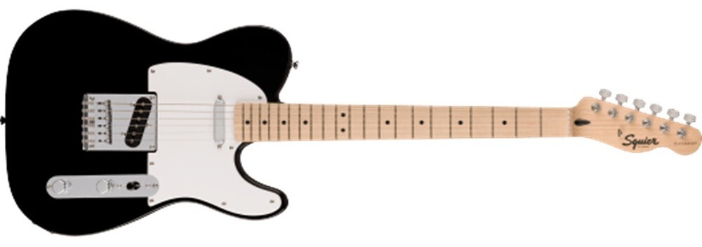 Fender Squier Sonic Tele, Maple Fingerboard, Black