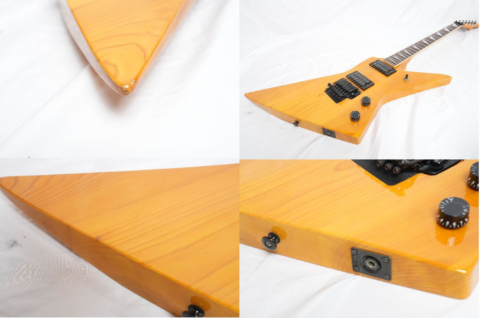 Aria Pro II ZZ Series Explorer Type Natural 1980s MIJ Made in Japan