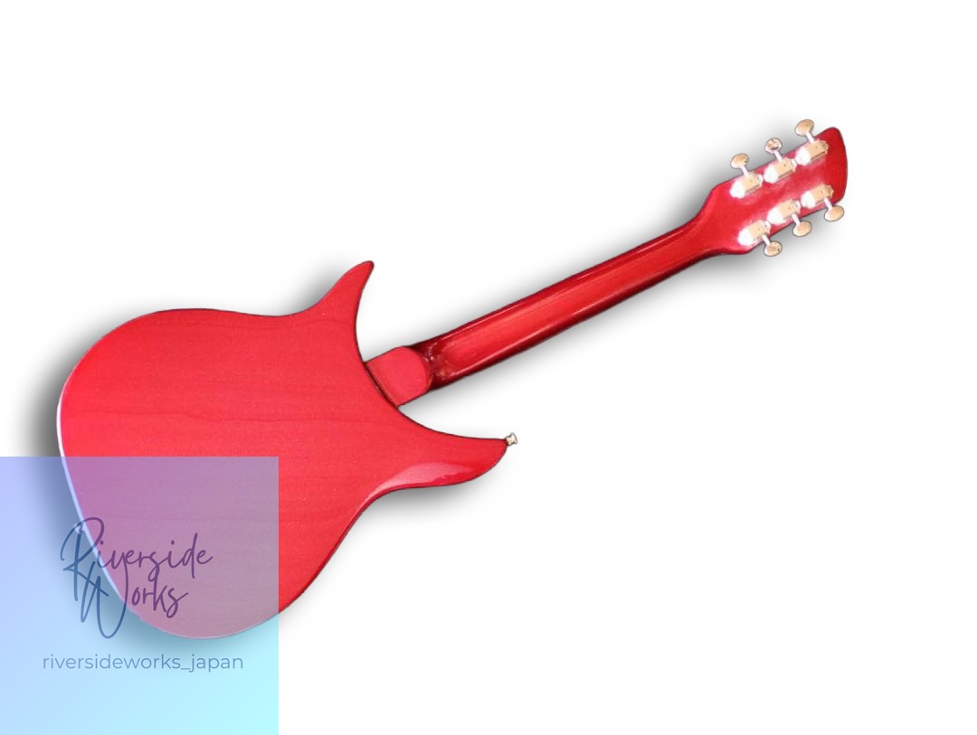Rickenbacker Type Guitar Wine Red Color