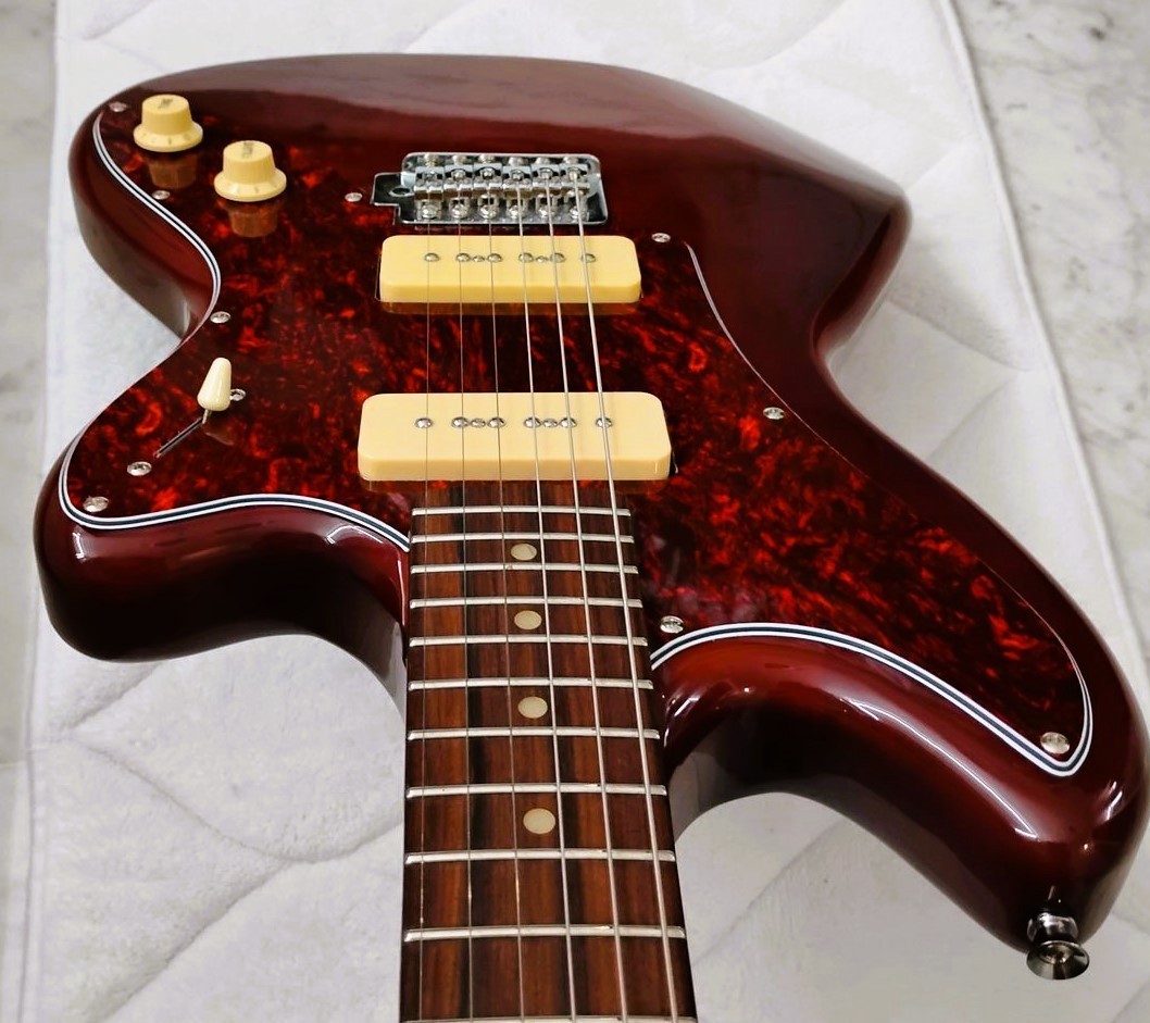 Reville Offset Jazzmaster-Style Guitar w P90 UPGRADED Lindy Fralin Mini Humbuckr