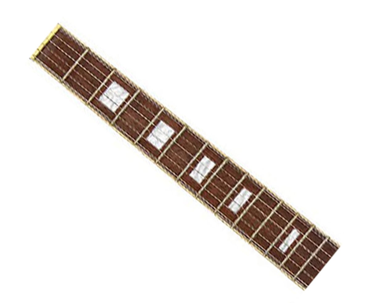Silvertone 1423 Series Single Cut Guitar – Red Silver Flake Burst