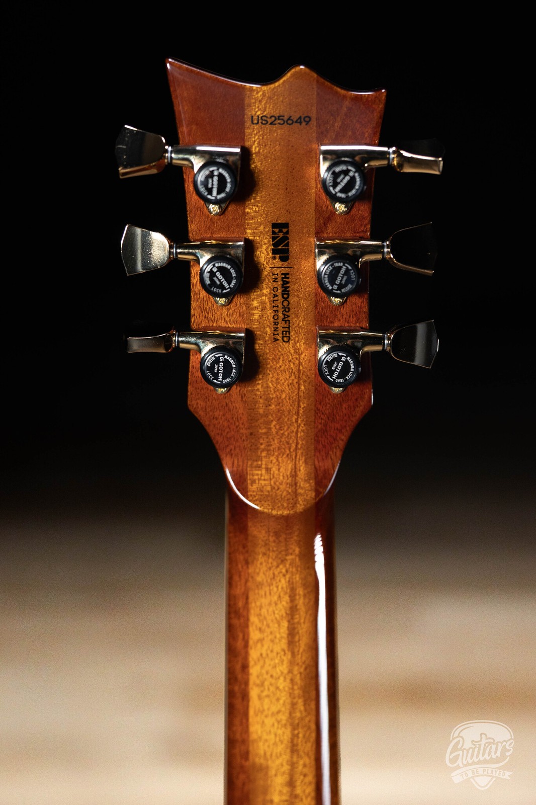 ESP USA Eclipse Full Thickness w/ Seymour Duncans – Tiger Eye Sunburst