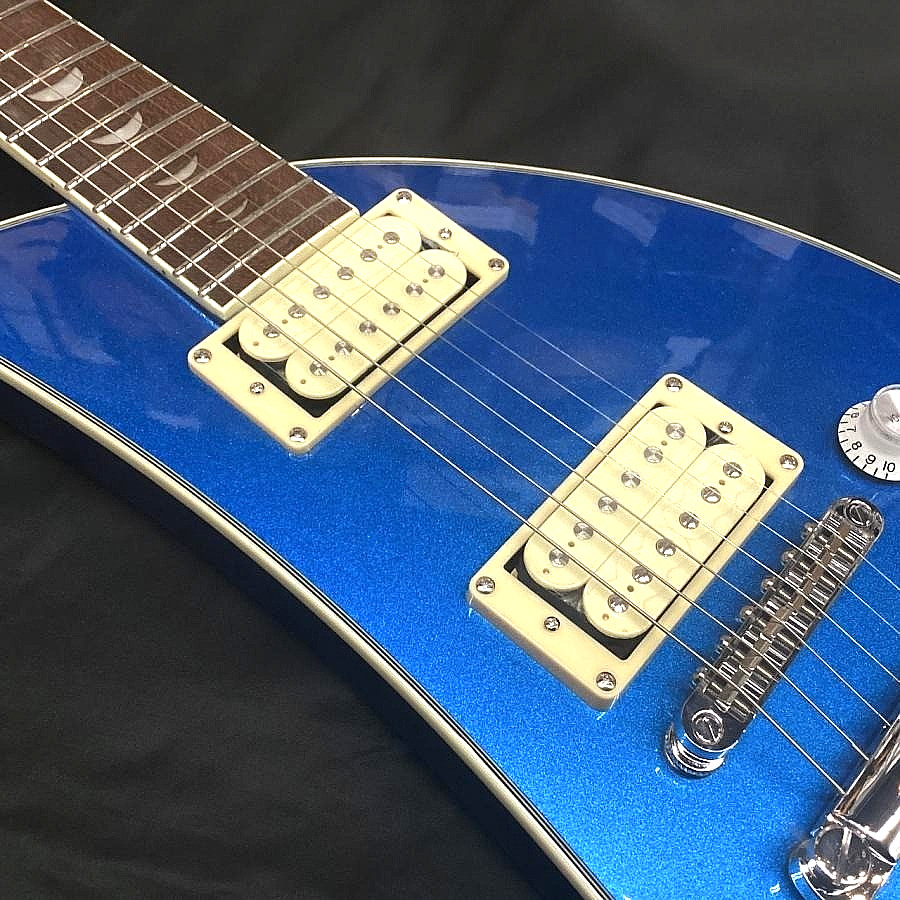 Eastwood KAWAI Moon Sault Metallic Blue Moonshape Vintage Rare Guitar 1982 Japan