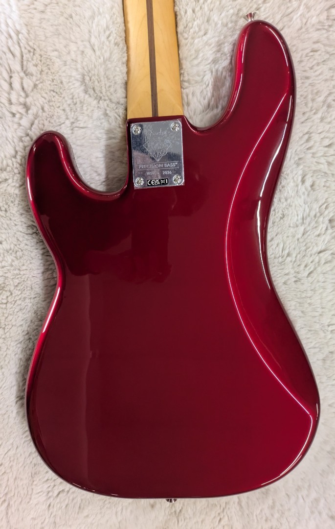 Fender 75th Anniversary Player II Precision Bass, Maple board, Candy Apple Red