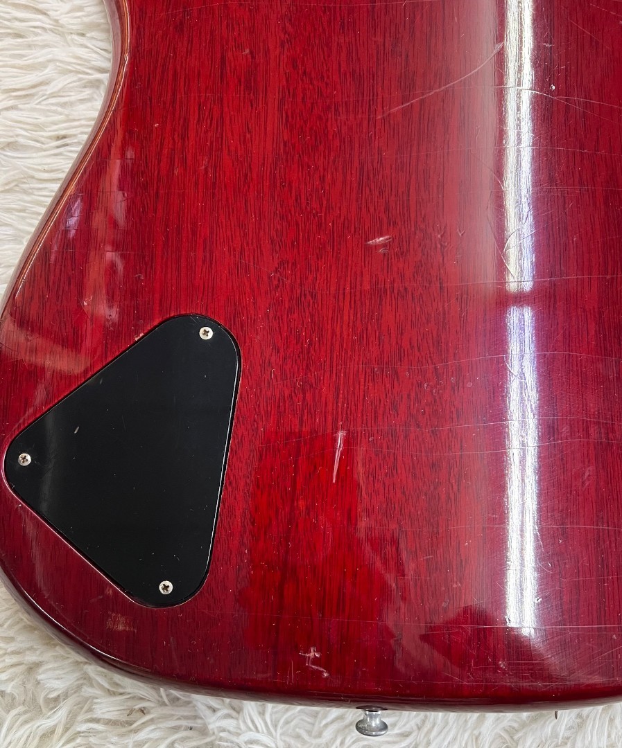 1961 Epiphone Coronet Solid Body Electric Guitar – Dark Cherry with P-90 & Case